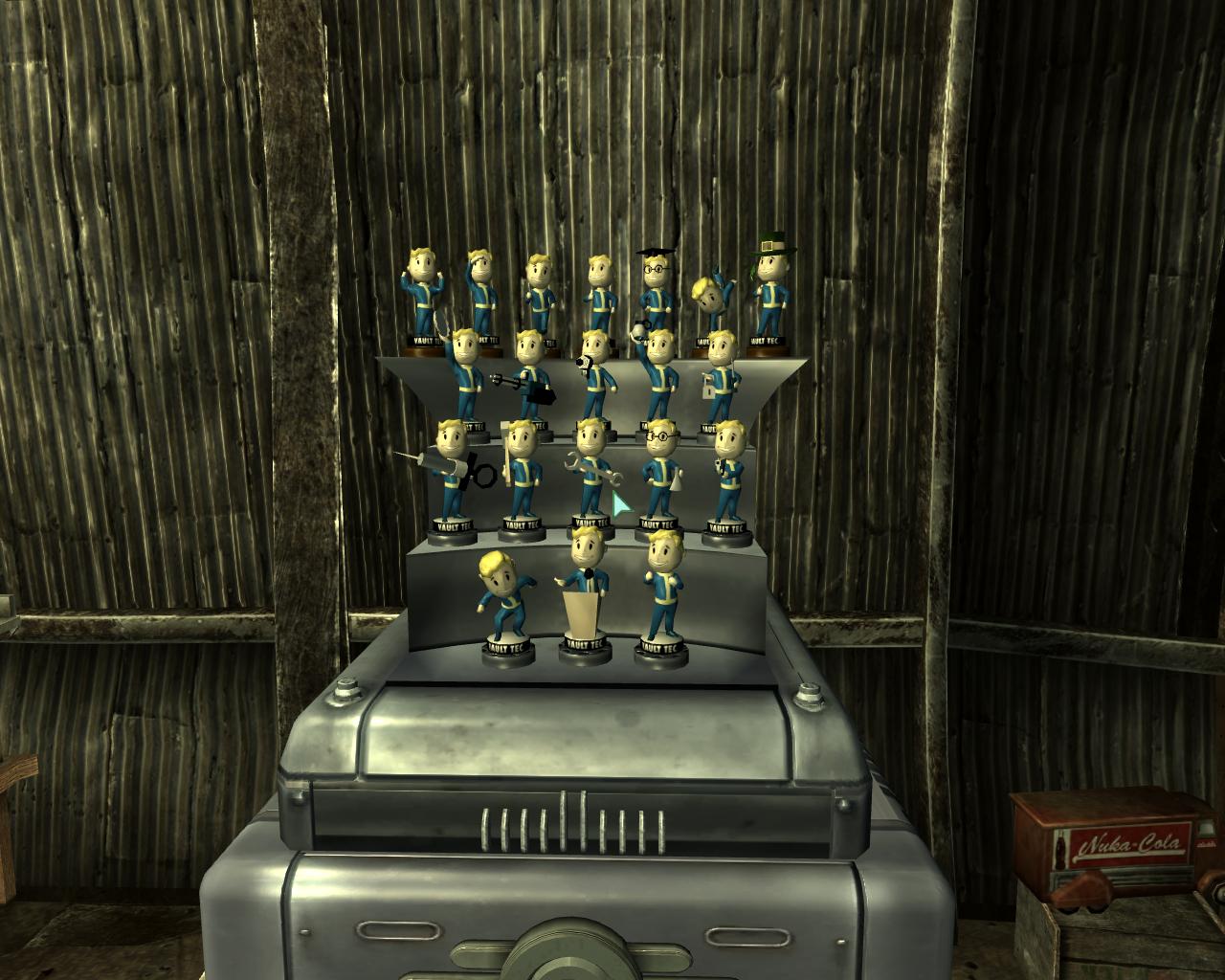 The Value Of In Game Collectibles Should They Exist   Fallout 3 Bobbleheads 